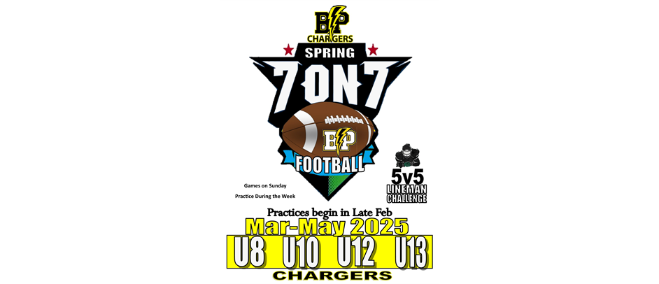 2025 Spring Football: 7on7  Now Open